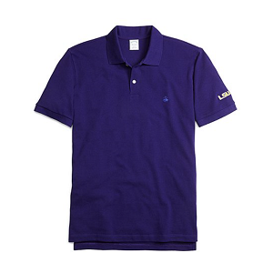Louisiana State University Slim Fit Polo - Purple